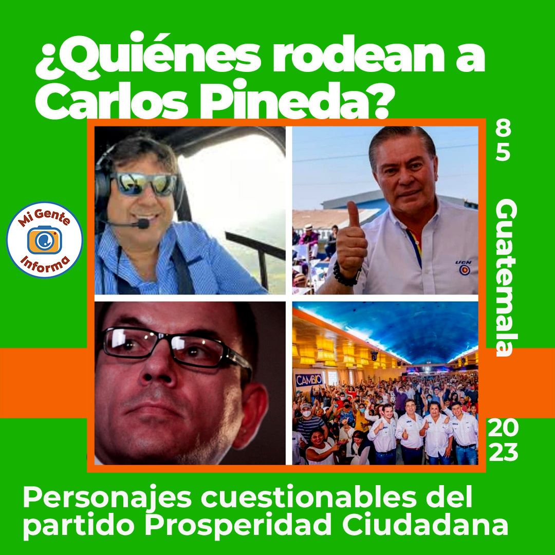 Estos son los personajes que rodean a la figura de Carlos Pined imagen