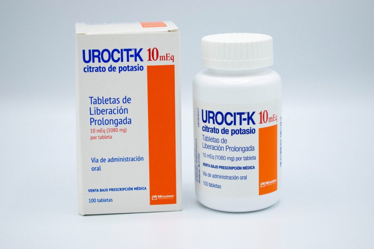 Urocit-K Citrato de Potasio 10% Mission Caja x 100 Tabletas