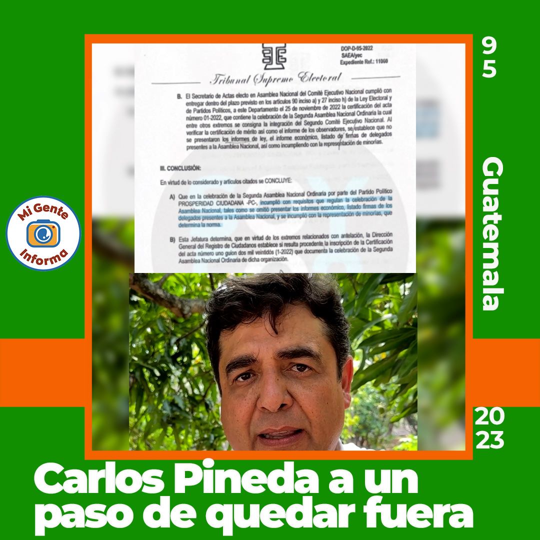 Carlos Pineda acorralado y con el rostro lleno de miedo imagen