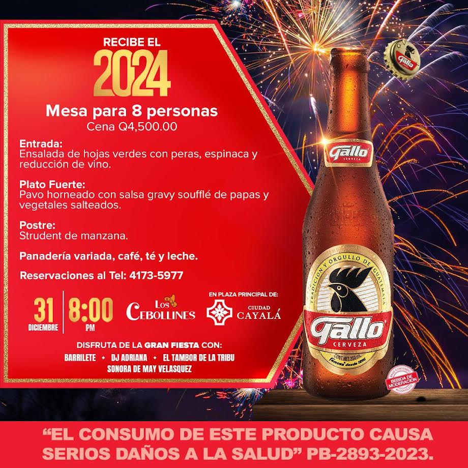 Cerveza Gallo celebrará el fin de año con una fiesta inolvidable en Ciudad Cayalá imagen