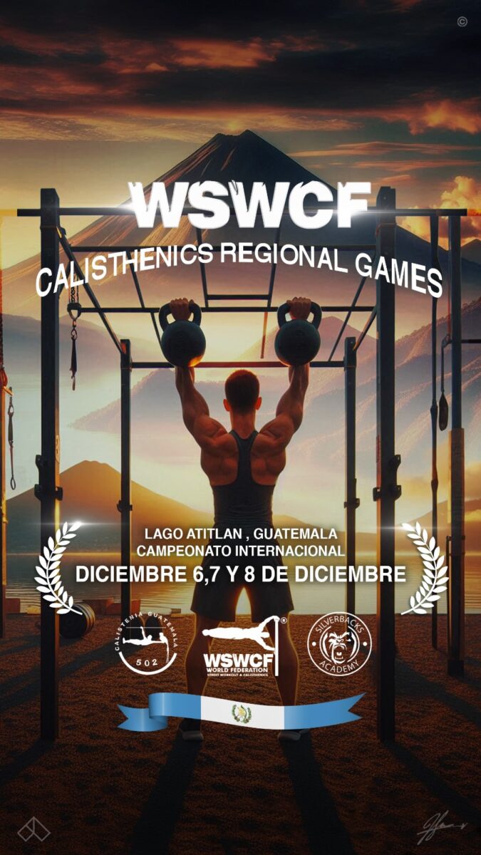 Guatemala será sede del primer evento de calistenia avalado por la Federación Mundial de Calistenia imagen
