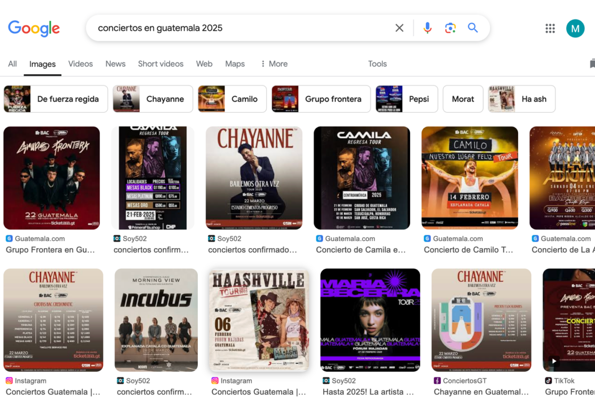 ¿Por qué hay tantos conciertos en Guatemala últimamente? imagen