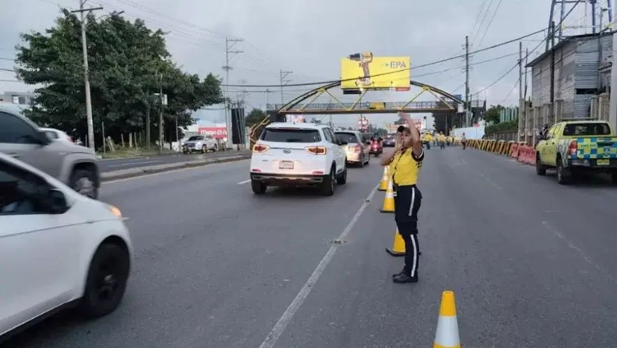 Cierre parcial en paso a desnivel de Santa Catarina Pinula: lo que debes saber imagen
