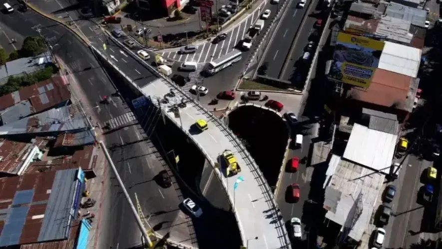 Habilitan nuevo paso a desnivel hacia San José Pinula para mejorar la movilidad en el sector imagen
