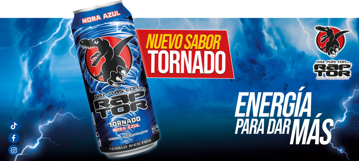 Raptor sacude el verano con su nuevo Tornado Mora Azul imagen