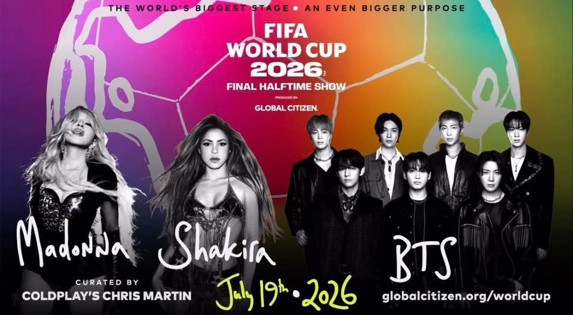 Madonna, Shakira y BTS harán historia en la final del Mundial 2026 imagen