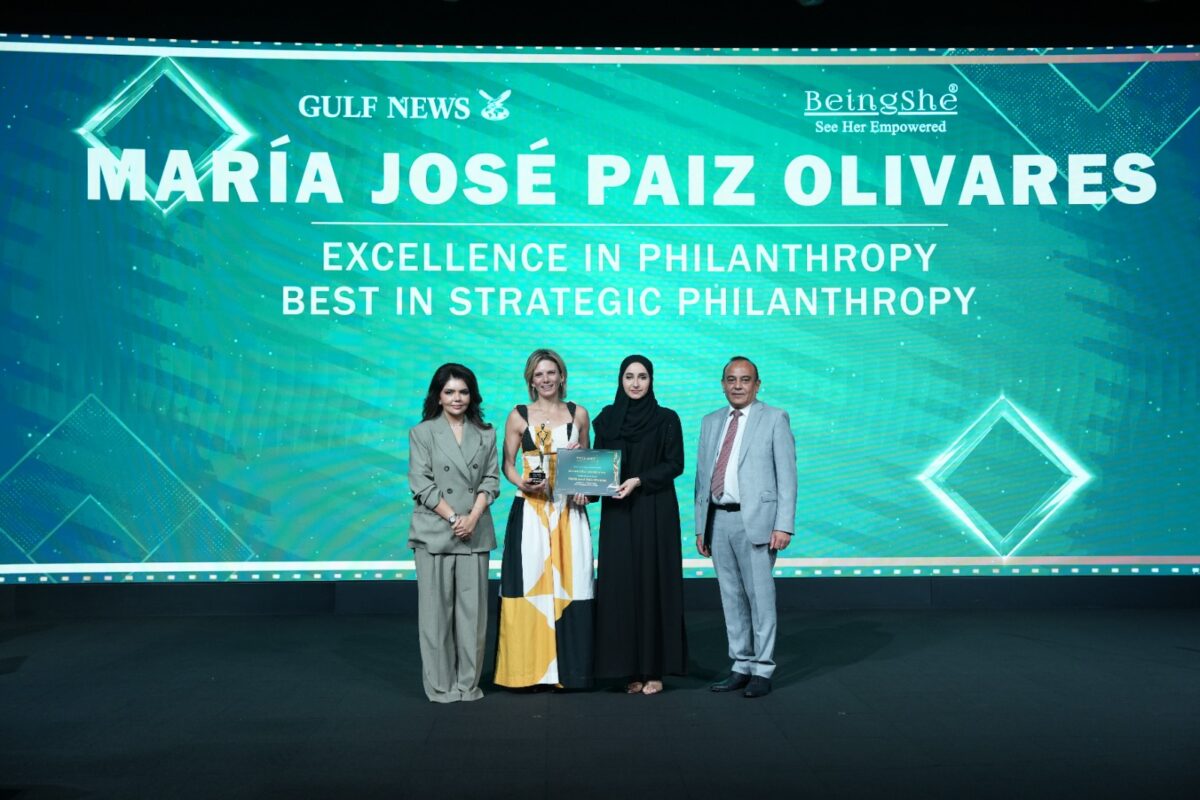 María José Paiz recibe en Dubái el Excellence Award 2026 en Filantropía Estratégica imagen