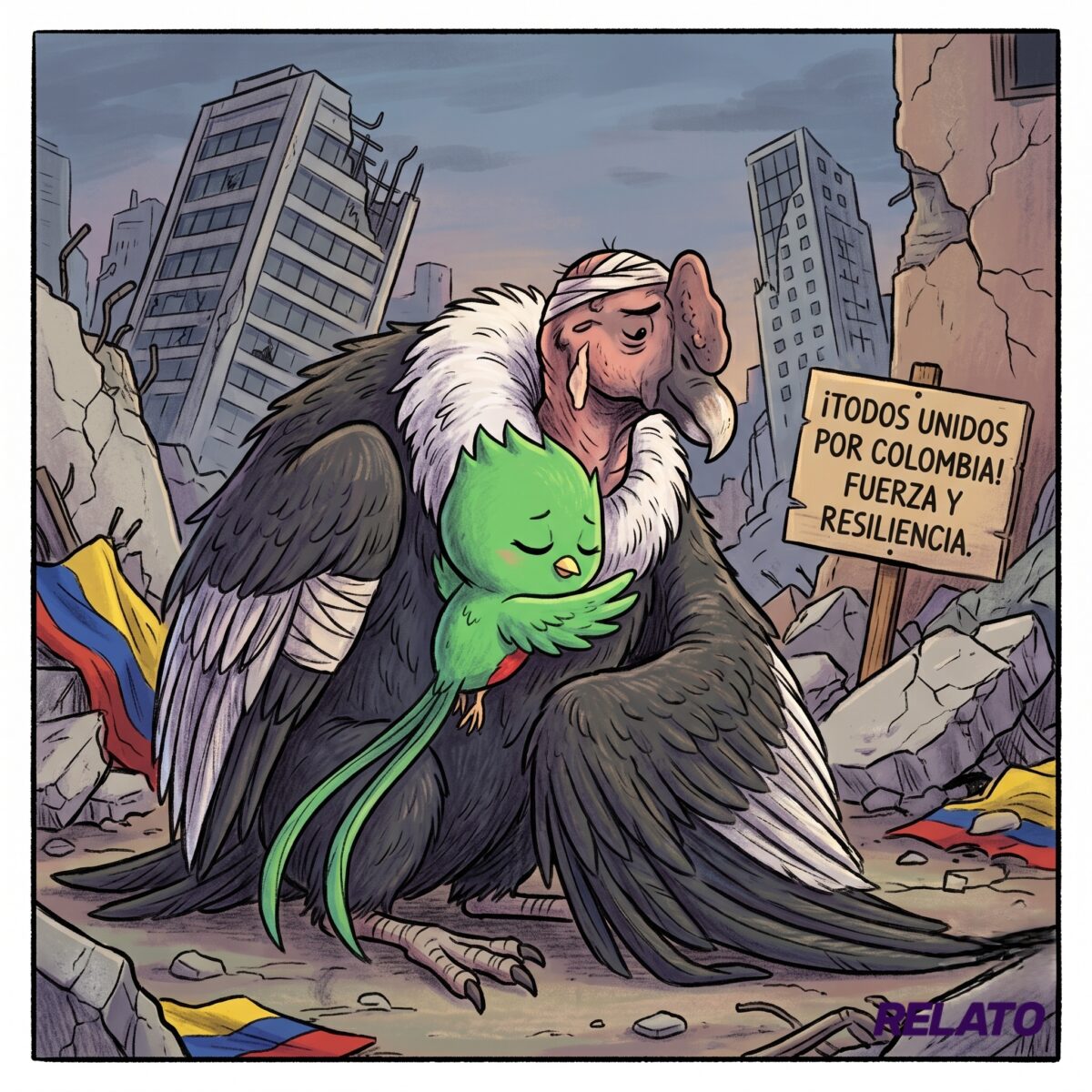 Solidaridad con Colombia imagen